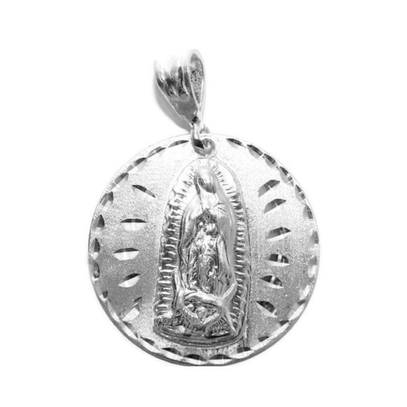 Jewelry - COPY - Virgin Mary (Virgen de Guadalupe) Round Medallion